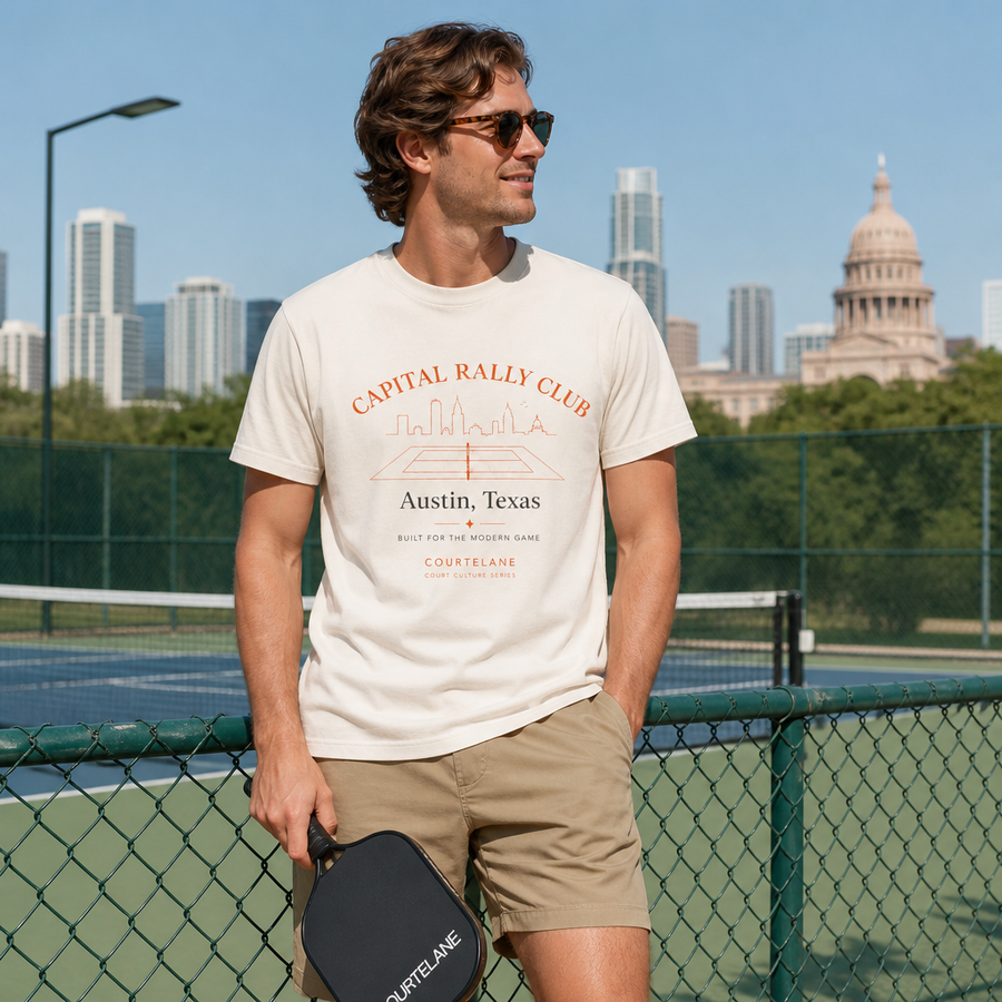 Austin Pickleball T-Shirt | Courtelane City Series | Men's