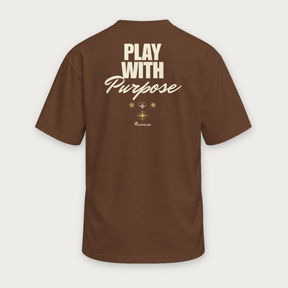 Play with Purpose · Vintage athletic pickleball tee by Courtelane