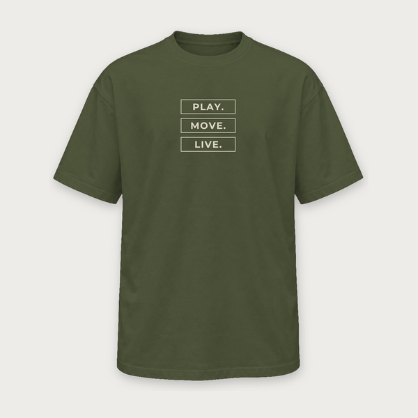 Play Move Live pickleball tee by Courtelane